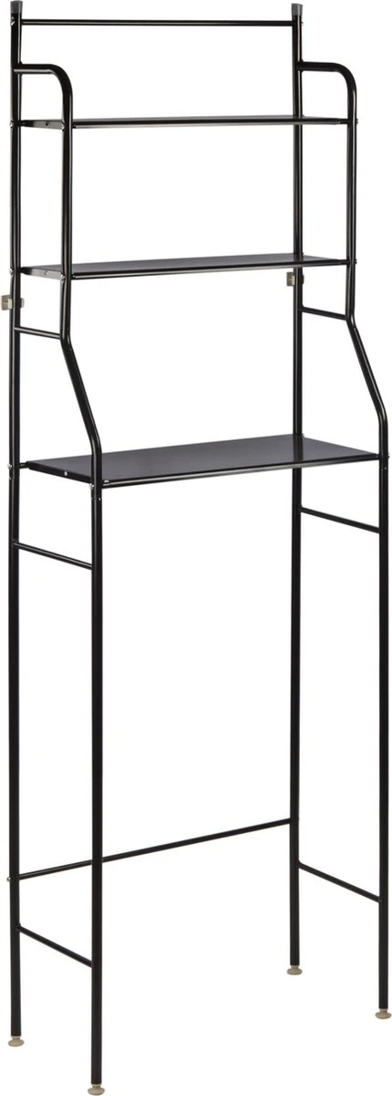 Alora Wc Rek Opbergrek - Stellingkast Metaal - Opbergrek Metaal - Badkamerrek - Wc Kastje - Zwart - Wc Meubel 7 Alora Wc Rek Opbergrek - Stellingkast Metaal - Opbergrek Metaal - Badkamerrek - Wc Kastje - Zwart - Wc Meubel - Afbeelding 5