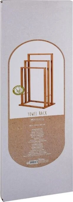 Handdoekrek Bamboe TrioBathroom Solutions -Badkamer Wijs 436x1200