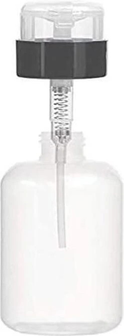 Doodadeals® Pompflesje - 2 Stuks X 220 Ml - Navulbaar - Pompfles - Pompflacon Leeg - 2x Pomp Dispenser - Voor Nagellak Remover - Make-up Remover - Alcohol -Badkamer Wijs 444x1200 2