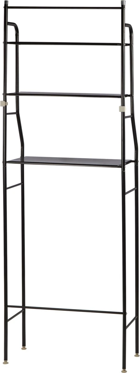 Alora Wc Rek Opbergrek - Stellingkast Metaal - Opbergrek Metaal - Badkamerrek - Wc Kastje - Zwart - Wc Meubel 4 Alora Wc Rek Opbergrek - Stellingkast Metaal - Opbergrek Metaal - Badkamerrek - Wc Kastje - Zwart - Wc Meubel - Afbeelding 2