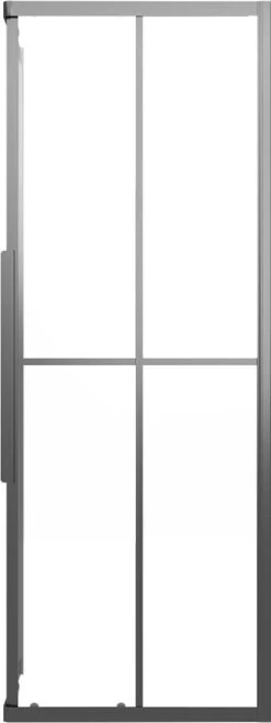 Furniture Limited - Douchecabine 70x70x180 Cm Mat ESG Zwart -Badkamer Wijs 451x1200 2