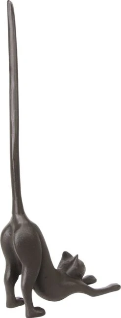 KAT Reserverolhouder - Toiletrolstandaard - Keukenrolhouder - WC Rolhouder Staand - Toiletrolhouder Staand - Reserverolhouders - Poes -Badkamer Wijs 459x1200