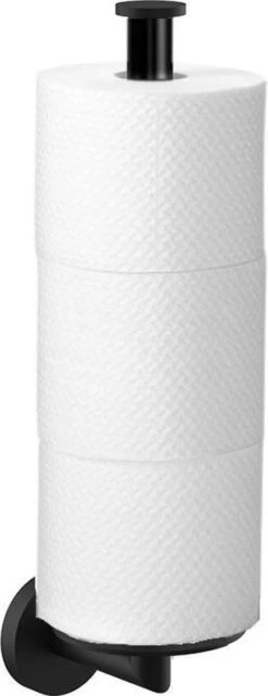 Wc Rolhouder Reserverolhouder Toiletrolhouder Voor 3 Rollen Zwart - Badkamer Accessoires - Hangend -Badkamer Wijs 462x1200 1