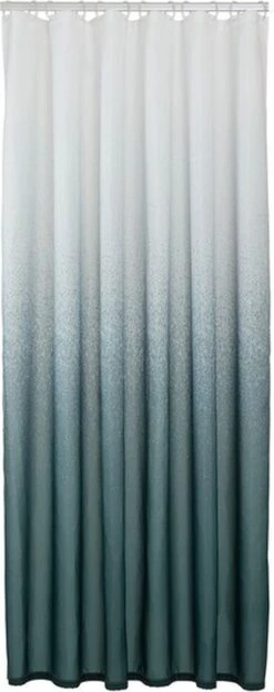 Sealskin Blend Douchegordijn 180x200 Cm - Polyester - Groen / Wit -Badkamer Wijs 475x1200