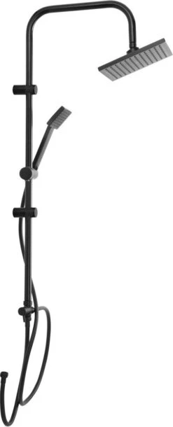 Bathroom Solutions Regendouche Set MET Handdouche 150cm - Matzwart -Badkamer Wijs 486x1200 3