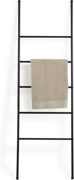 Lifa Bathing Handdoekladder - Multifunctionele Handdoekenrek - Zwarte Handdoekhouder - Staand - 5 Treden - Metaal - Voor Kleding, Handdoeken En Beddengoed - Badkamer, Keuken En Woonkamer - 50 X 160 Cm 10 Lifa Bathing Handdoekladder - Multifunctionele Handdoekenrek - Zwarte Handdoekhouder - Staand - 5 Treden - Metaal - Voor Kleding, Handdoeken En Beddengoed - Badkamer, Keuken En Woonkamer - 50 X 160 Cm -Badkamer Wijs 497x1200 1