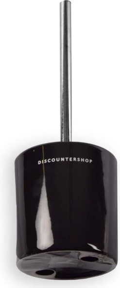 Toiletborstel Met Zwarte Borstel- Keramiek - Zwart - RVS - WC Borstel In Ronde Houder 15 Toiletborstel Met Zwarte Borstel- Keramiek - Zwart - RVS - WC Borstel In Ronde Houder -Badkamer Wijs 504x1200