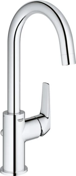 GROHE QuickFix Start Flow Wastafelkraan - Draaibare Uitloop - EcoJoy - Met Waste - Chroom - 23811000