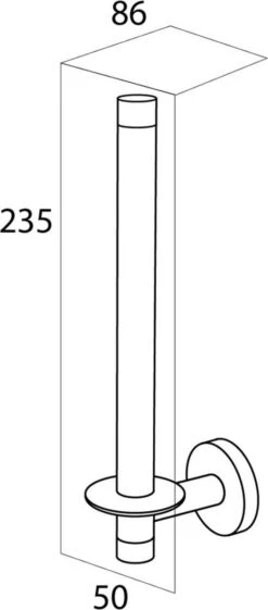 Tiger Boston - Reserverolhouder - RVS Geborsteld -Badkamer Wijs 528x1200 1