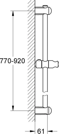 GROHE Euphoria Cosmopolitan Glijstang 90 Cm - Chroom -Badkamer Wijs 531x1200 1