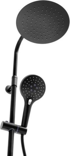 Doucheset - Met Douchemengkraan - En Regendouche - Zwart 16 Doucheset - Met Douchemengkraan - En Regendouche - Zwart -Badkamer Wijs 541x1200 1