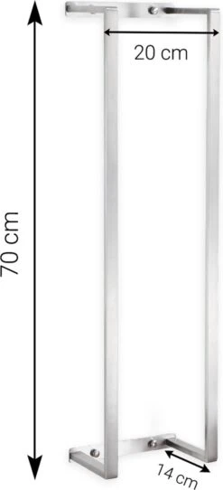 VDN Stainless Handdoekrek - Handdoekrek Badkamer - RVS - Handdoekenrek - Handdoekhouder -Badkamer Wijs 547x1200 2