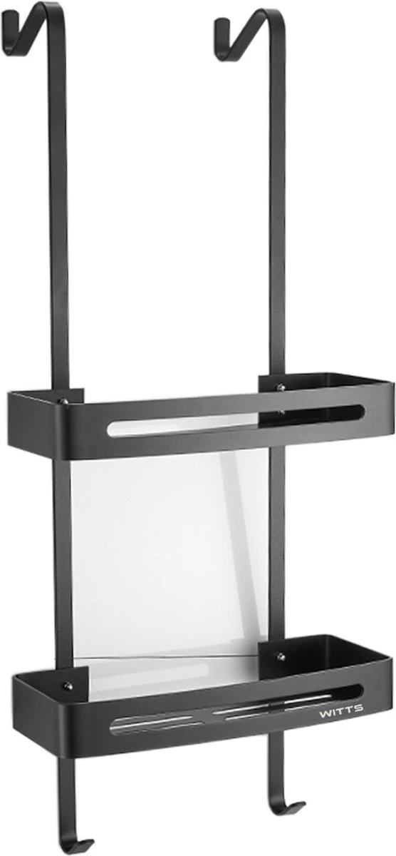 WITTS Doucherek - 2 Laags - Doucherek Zonder Boren - Doucherek Hangend - Doucherekje – Roestvrijj 3 WITTS Doucherek - 2 Laags - Doucherek Zonder Boren - Doucherek Hangend - Doucherekje – Roestvrijj