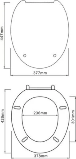 SCHÜTTE WC-Bril 10220 DUROPLAST - Antibacterieel - Soft Close - Gelakt - Wit -Badkamer Wijs 577x1200 2