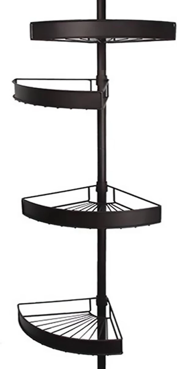 Goliving Doucherek - Doucherek Zonder Boren - Telescopisch Doucherek - Voor Plafonds Tot 2.9m Hoog - Dicht Design - Zwart 3 Goliving Doucherek - Doucherek Zonder Boren - Telescopisch Doucherek - Voor Plafonds Tot 2.9m Hoog - Dicht Design - Zwart