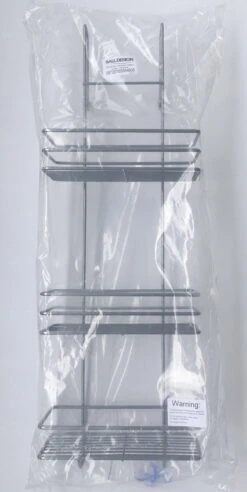 Ball Design Chroom Doucherek-3 Laags-hangend-Doucherek Zonder Boren 16 Ball Design Chroom Doucherek-3 Laags-hangend-Doucherek Zonder Boren -Badkamer Wijs 602x1200 1