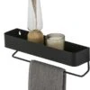 Sealskin Brix - Wandrek Met Handdoekrek 35 Cm - Zwart -Badkamer Wijs 606x1200 1