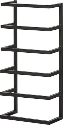 Sealskin Carré - Handdoekrek Groot - 12 X 24 X 48 Cm - Zwart -Badkamer Wijs 606x1200