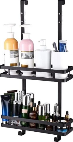 Souiri Doucherek - Stainless Doucherek - Zonder Boren - Doucherek Zwart - Doucherek Hangend - Badkamer Accessoires - RVS - 2 Laags 33 Souiri Doucherek - Stainless Doucherek - Zonder Boren - Doucherek Zwart - Doucherek Hangend - Badkamer Accessoires - RVS - 2 Laags -Badkamer Wijs 616x1200 2