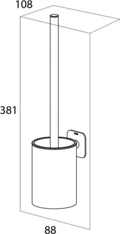Tiger Colar - Toiletborstel Met Houder - Zwart 23 Tiger Colar - Toiletborstel Met Houder - Zwart -Badkamer Wijs 617x1200 2