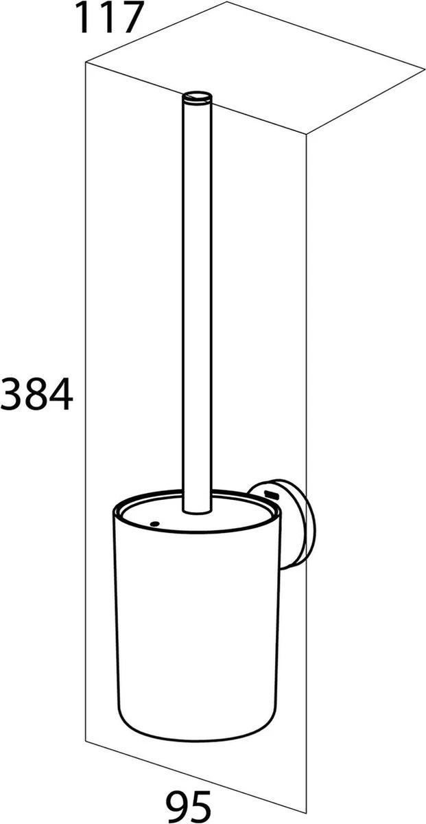 Tiger Urban - Toiletborstel Met Houder - Wit 11 Tiger Urban - Toiletborstel Met Houder - Wit - Afbeelding 9