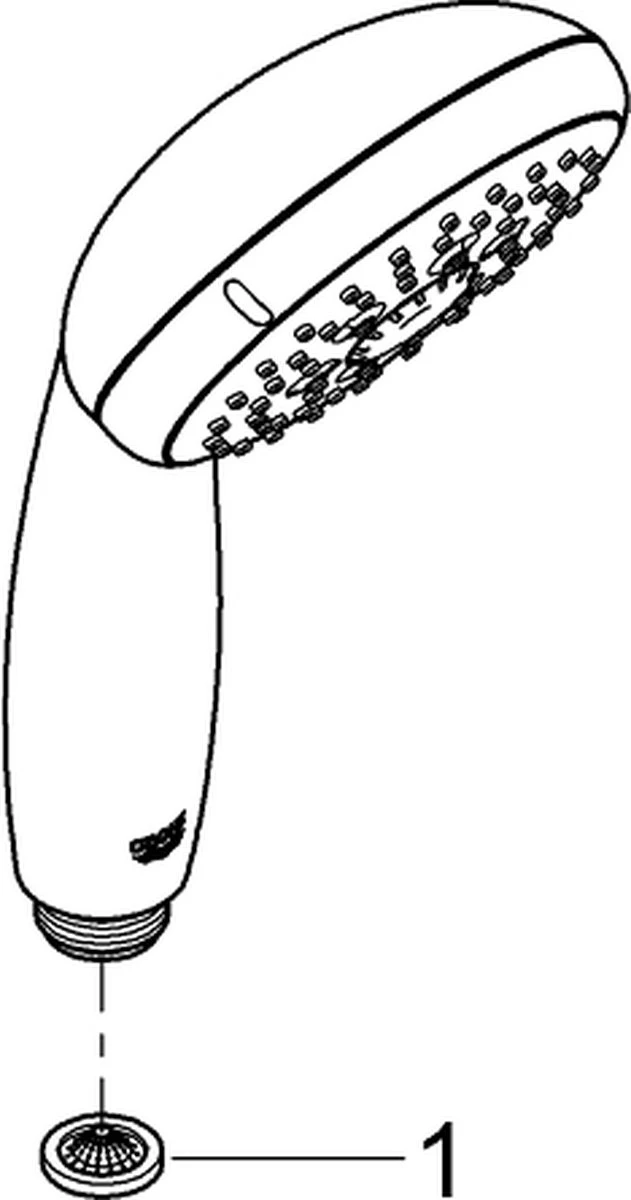 GROHE QuickFix Vitalio Start 100 Douchekop - 3 Straalsoorten - Ø 10 Cm - EcoJoy - 26031000 5 GROHE QuickFix Vitalio Start 100 Douchekop - 3 Straalsoorten - Ø 10 Cm - EcoJoy - 26031000 - Afbeelding 3