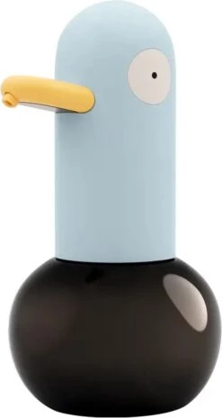MUID Duck- Automatische Zeepdispenser - Handwas Schuimzeepdispenser Voor Kinderen - Zeeppompje-Oplaadbaar-Foam Technologie- Touchless Infrarood Sensor-Lichtblauw - 400ml - 10.35cm*11.5cm*19.5cm -Badkamer Wijs 639x1200 1