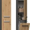 Merkloos Badkamermeubel-Badkamerkast – Wandkast – Kolomkast – Hoog – Met Wasmand – Antraciet- Eiken Kleur 1 Merkloos Badkamermeubel-Badkamerkast – Wandkast – Kolomkast – Hoog – Met Wasmand – Antraciet- Eiken Kleur -Badkamer Wijs 652x1200 2