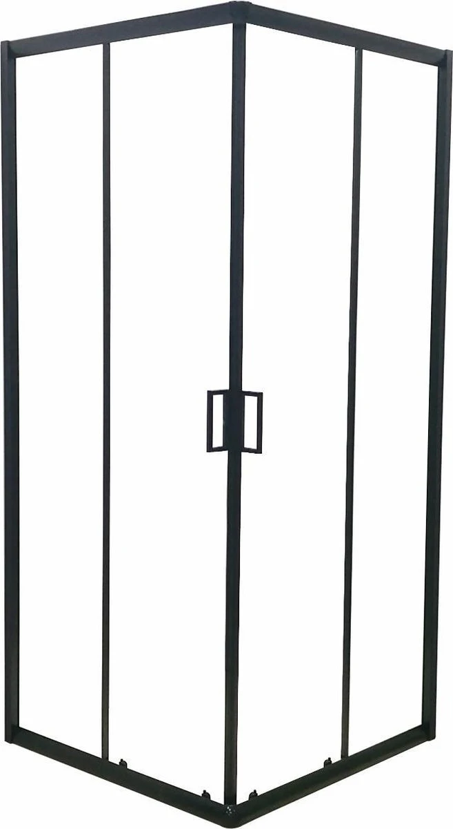 Merkloos Douchecabine Vierkant - 90x90x200cm 6 Mm - Nano Anti Kalk Veiligheidsglas - Zwart Aluminium Omlijsting 11 Merkloos Douchecabine Vierkant - 90x90x200cm 6 Mm - Nano Anti Kalk Veiligheidsglas - Zwart Aluminium Omlijsting - Afbeelding 9