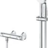GROHE Precision Flow Thermostatische Douchekraan Met Douchegarnituur - EcoJoy® - 15cm - 34841000 -Badkamer Wijs 660x1200