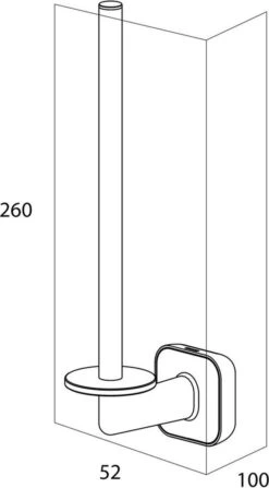 Tiger Carv - Reserverolhouder - Zwart 12 Tiger Carv - Reserverolhouder - Zwart -Badkamer Wijs 663x1200