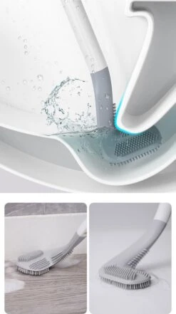 Bradey Toiletborstel Siliconen - WC Borstel Met Houder - Optimale Hygiëne - Golfclub-vorm - Komt In Alle Hoeken 19 Bradey Toiletborstel Siliconen - WC Borstel Met Houder - Optimale Hygiëne - Golfclub-vorm - Komt In Alle Hoeken -Badkamer Wijs 672x1200 3