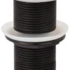 Merkloos Lange Afvoerplug Clickwaste BE-I100 B Mat Zwart Afsluitbaar 1¼ Inch