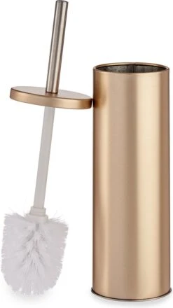 Toiletborstel/wc-borstel Metaal In Goud Kleur 38 Cm - In Houder - Luxe Uitstraling In Prachtige Kleur 6 Toiletborstel/wc-borstel Metaal In Goud Kleur 38 Cm - In Houder - Luxe Uitstraling In Prachtige Kleur -Badkamer Wijs 674x1200