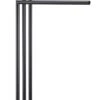 Sealskin Tube - Handdoekrek 3-armig Vrijstaand - Zwart 2 Sealskin Tube - Handdoekrek 3-armig Vrijstaand - Zwart -Badkamer Wijs 684x1200