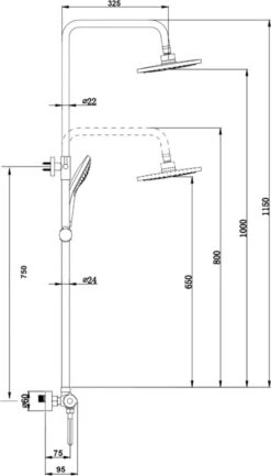 Wesseling & Bos Doucheset - Regendouche Mat Goud Geborsteld - Doucheset Met Thermostaatkraan - Atlanta 25 Wesseling & Bos Doucheset - Regendouche Mat Goud Geborsteld - Doucheset Met Thermostaatkraan - Atlanta -Badkamer Wijs 685x1200 5