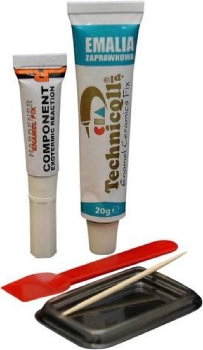 Technicqll | Sanitair | Emaille | Reparatieset | Standaard Wit 20gram+ 4 Gram | P-805W | Bad, Wastafel, Douchebak, Toilet, Fornuis, Wasmachine, Tegels Etc 3 Technicqll | Sanitair | Emaille | Reparatieset | Standaard Wit 20gram+ 4 Gram | P-805W | Bad, Wastafel, Douchebak, Toilet, Fornuis, Wasmachine, Tegels Etc