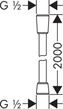 Hansgrohe Isiflex'B Doucheslang - 160 Cm - Chroom 23 Hansgrohe Isiflex'B Doucheslang - 160 Cm - Chroom -Badkamer Wijs 700x1200 2