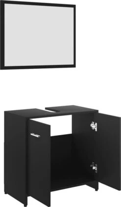 Decoways - Badkamermeubelset Spaanplaat Zwart -Badkamer Wijs 704x1200 2