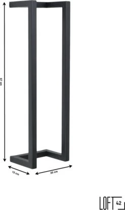 LOFT42 Wandhanddoekenrek Small - Zwart - Metaal - 67x20x15 10 LOFT42 Wandhanddoekenrek Small - Zwart - Metaal - 67x20x15 -Badkamer Wijs 717x1200