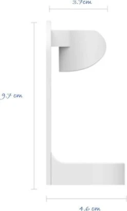 Crème Happy Goodz Shop 1 Stuk Kwalitatieve Elektrische Tandenborstelhouders WIT/Crème 1 Stuk Met Happy Goodz Installatiehandleiding - Geschikt Voor Oa Oral-B - Badkamer Accessoire - Zonder Boren- Met Alcoholdoekje -Badkamer Wijs 721x1200 1