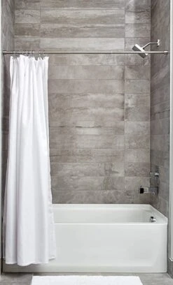 Douchegordijnstang - Stang - Gordijnstang - 85-135CM - Verstelbaar - Grijs - Douchestang 5 Douchegordijnstang - Stang - Gordijnstang - 85-135CM - Verstelbaar - Grijs - Douchestang -Badkamer Wijs 726x1200 3