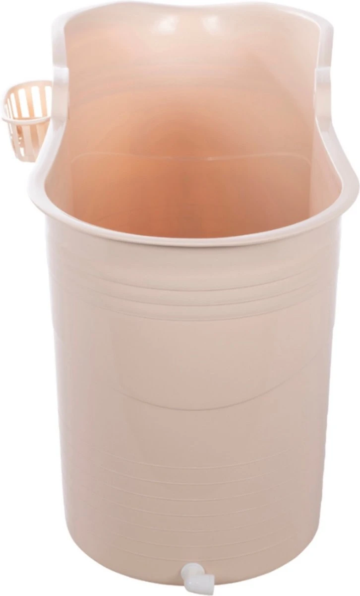 HelloBath Ijsbad - Zitbad - Ice Bath - Ijsbad Wim Hof - Bath Bucket L - Zitbad Voor Volwassenen - Ligbad - 180 Liter - Sand/Beige 8 HelloBath Ijsbad - Zitbad - Ice Bath - Ijsbad Wim Hof - Bath Bucket L - Zitbad Voor Volwassenen - Ligbad - 180 Liter - Sand/Beige - Afbeelding 6