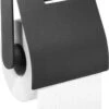 Tiger Nomad Toiletrolhouder Met Klep - Zwart -Badkamer Wijs 733x1200
