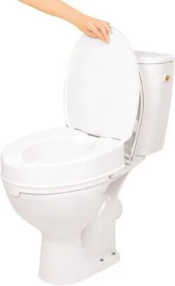 VITILITY Toiletverhoger Met Deksel 10 Cm - Wc Bril - Verhoogd Toilet -Badkamer Wijs 735x1200