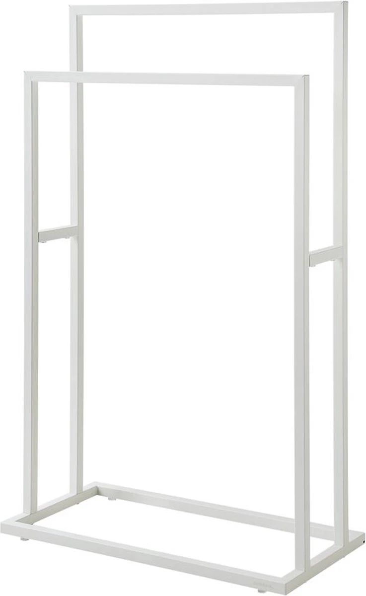 Sealskin Carré - Handdoekrek Vrijstaand - Wit 6 Sealskin Carré - Handdoekrek Vrijstaand - Wit - Afbeelding 4