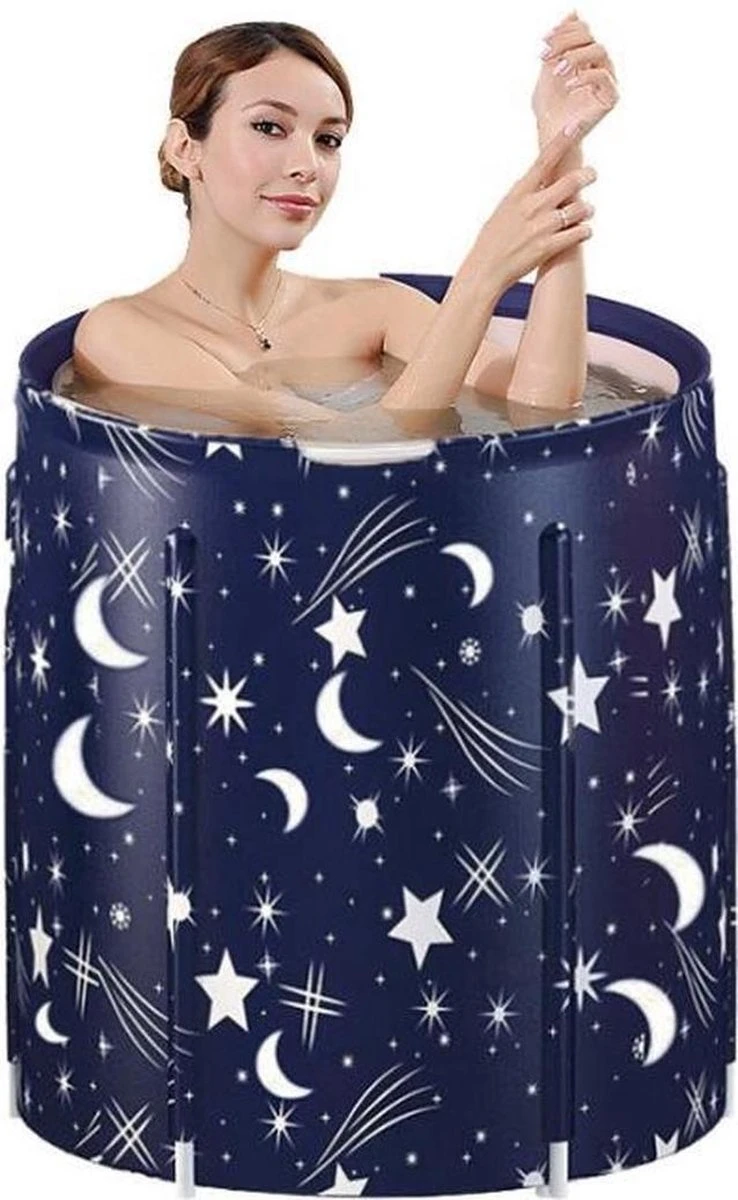 Opvouwbaar Zitbad - Bad Voor Volwassenen En Kinderen - Kinderbad - Opzetbad - Opvouwbaar Bad - Zitdouche - Mobiele Badkuip Met Afvoer - Bad - Douche - Blauw 5 Opvouwbaar Zitbad - Bad Voor Volwassenen En Kinderen - Kinderbad - Opzetbad - Opvouwbaar Bad - Zitdouche - Mobiele Badkuip Met Afvoer - Bad - Douche - Blauw - Afbeelding 3