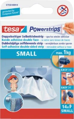 Tesa Powerstrips Dubbelzijdige Kleefstrips Small - 14 Stuks -Badkamer Wijs 747x1200 3