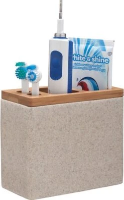 Sealskin Grace Tandenborstelhouder Vrijstaand - Zand 19 Sealskin Grace Tandenborstelhouder Vrijstaand - Zand -Badkamer Wijs 748x1200 1