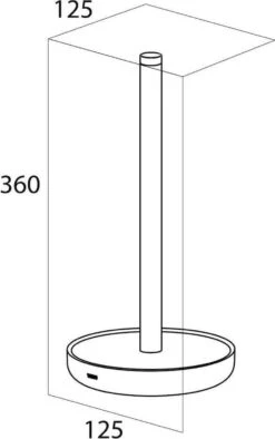 Tiger Urban - Reserverolhouder Vrijstaand - Zwart -Badkamer Wijs 752x1200 4